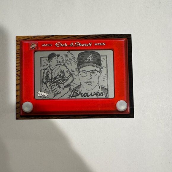 1998 Topps Etch-A-Sketch Greg Maddux ES4 mint condition rare - Picture 3 of 3